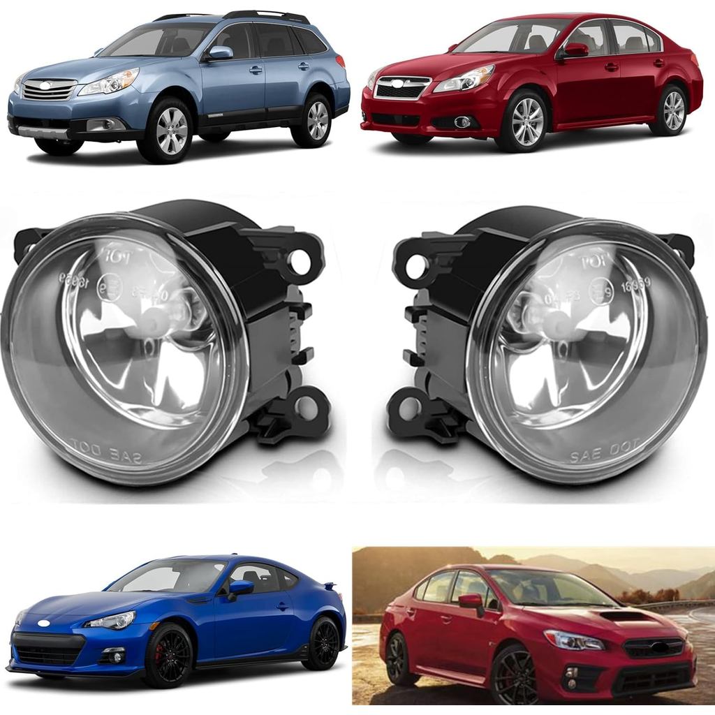 คู่ไฟตัดหมอกหน้า RH LH ใช้งานร่วมกับ Subaru Outback 2010-2012 & Legacy 2010-2014 & WRX/WRX STI 2015-