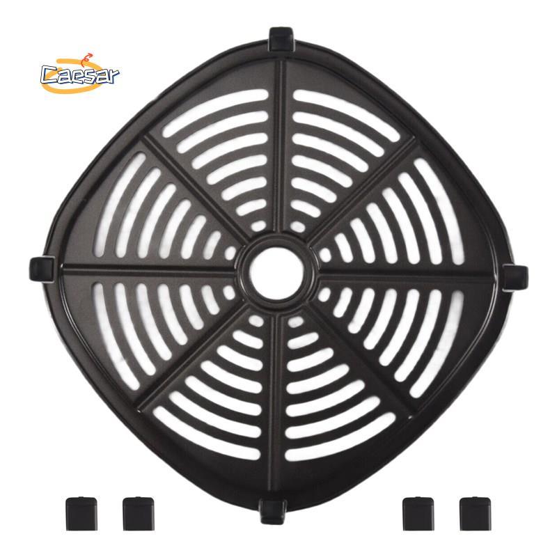 caesarA8Air Fryer Grill Crisper ถาดสําหรับ Dash 2.6QT -Crisp Digital Air Fryer พร้อม Air Fryer ยางฟุ