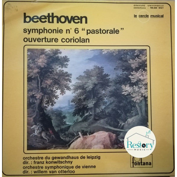 แผ่นเสียง Ludwig van Beethoven / Franz Konwitschny, Willem Van Otterloo - Symphonie N°6 "Pastorale" 