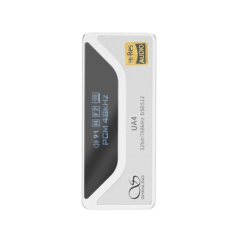 SHANLING UA4 หมวก MQA แบบพกพา USB DAC AMP เครื่องขยายเสียงหูฟัง Hi-Res Audio ES9069Q ชิป PCM768 DSD5