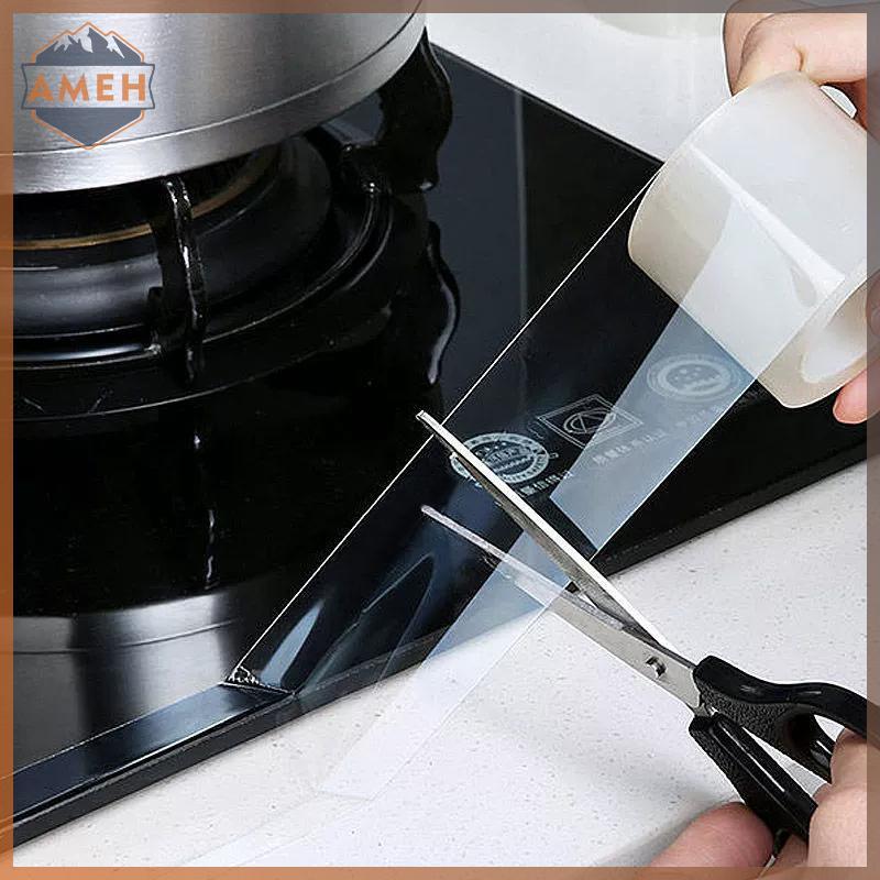 Technicolorepic 3 M/5 M/10 M ด้านเดียว Self-Adhesive Nano เทปกันน้ําและคราบห้องครัวห้องน้ําอ่างล้างจ
