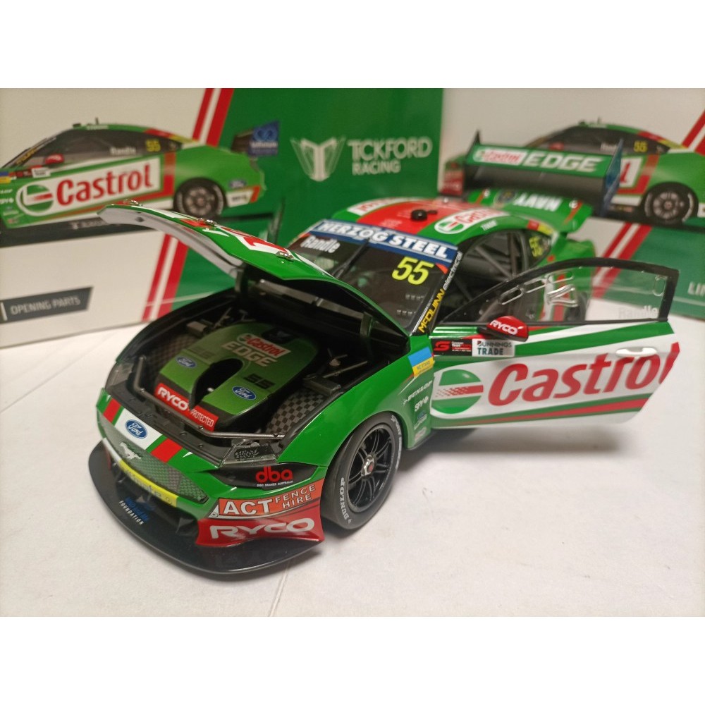 แท้ 1 18 Ford Mustang RV รุ่น Ford 2022 Castrol Castrol