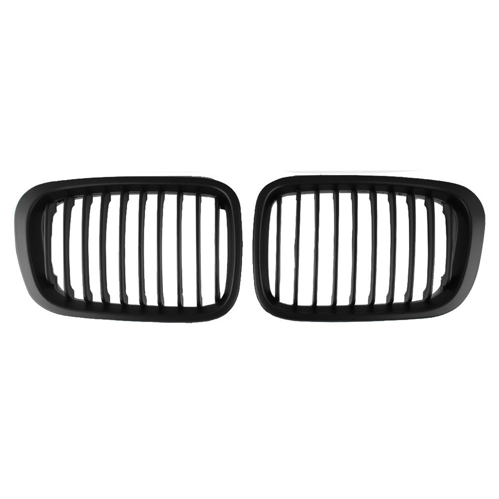 3elife-TH [Ander Online] เหมาะสำหรับ BMW 3 Series E46 สี่ประตู 98-01 กระจังหน้าโมดิฟายสีดำด้าน (สองค
