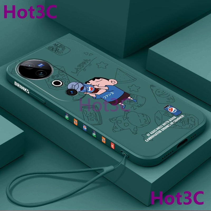 เคส For Vivo V40 5G / V40 Pro 5G tpu KLXX ซิลิโคนเหลวคู่เคสโทรศัพท์แบบนิ่ม