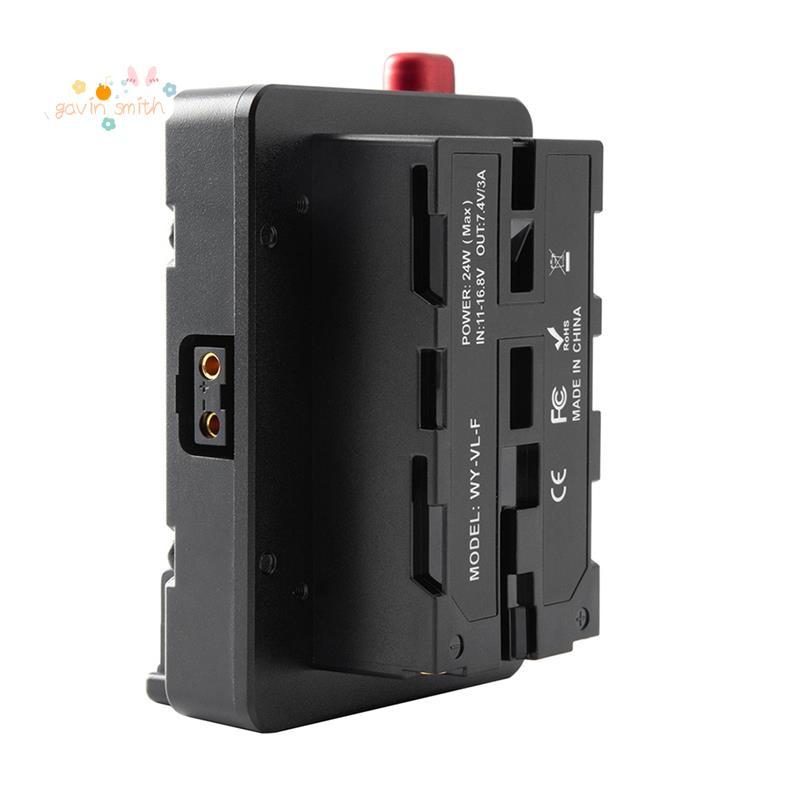 [Promote G]แผ่นเมาท์อะแดปเตอร์ไฟสําหรับ Mini Nano V/V Mount Battery to NP-F NP-F960 NP-F970,D-Tap สํ