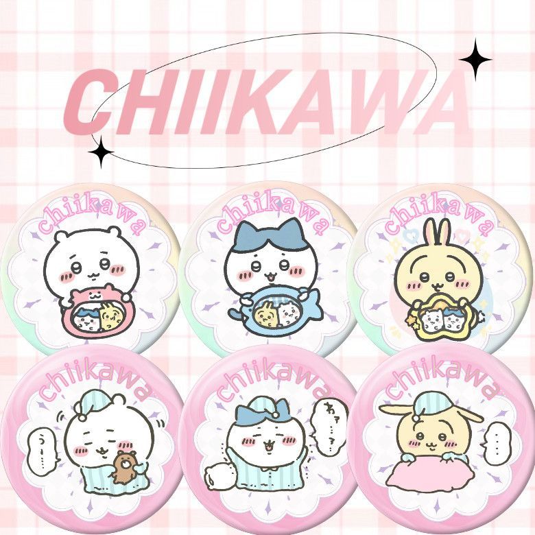 CHIIKAWA CHIIKAWA CHIIKAWA CHIIKAWA CHIIKAWA Badge เข็มกลัดการ์ตูนอะนิเมะอุปกรณ์ต่อพ่วงของขวัญ CHIIK