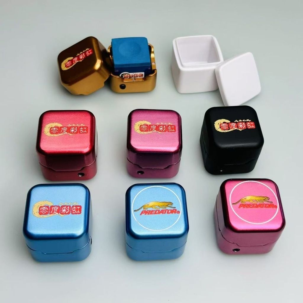 Zero Degree Rainbow Chocolate Chocolate Clip Strong Magnetic Clever Powder Box Metal Billiard Square