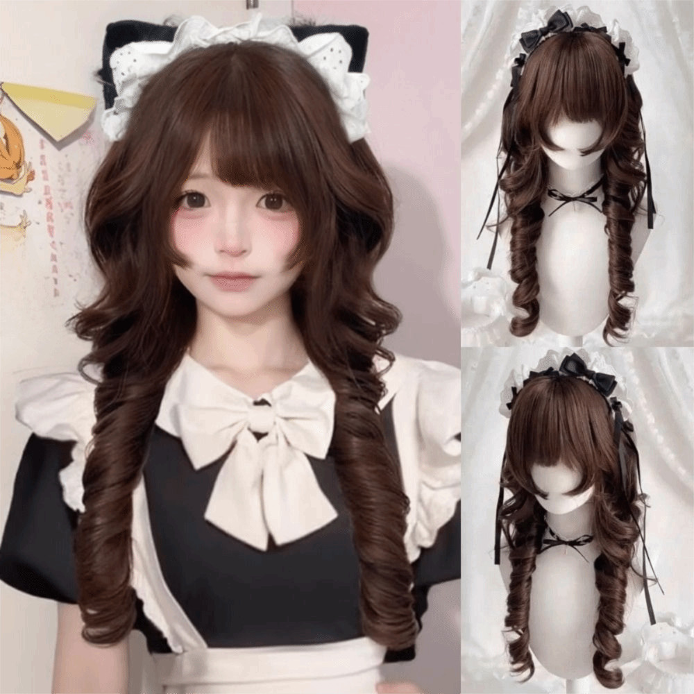 วิกผมแมงกะพรุนหัวเจ้าหญิง สไตล์โลลิต้า ทนความร้อน ใช้งานได้ทุกวัน - รูปที่ 2
