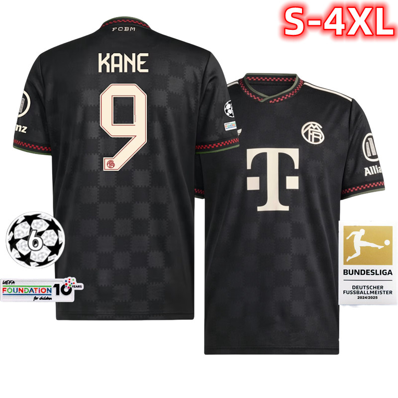 25/26 Bayern Munich Fan Version Mens Third Football Shirt Oversize Size S-4XL