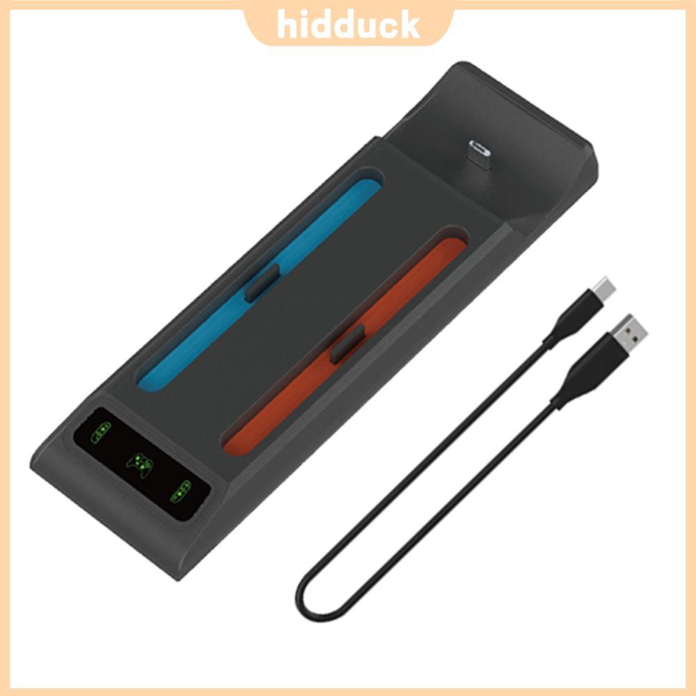 2 In 1 แท่นชาร์จแม่เหล็ก LED ตัวบ่งชี้เกมคอนโทรลเลอร์ชาร์จขนาดเล็กฐานชาร์จสําหรับ NS2 PRO Joy-Con [H