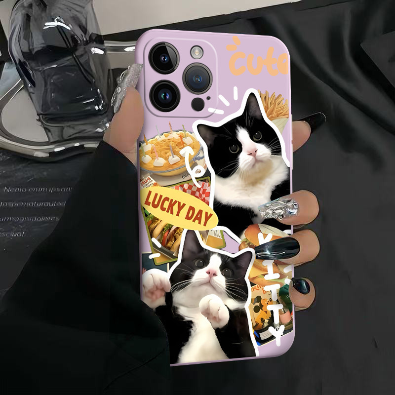 O3U2 การ์ตูนลูกสุนัข Apple iPhone 17 PRO MAX เคสโทรศัพท์ 16 การ์ตูนอะนิเมะ 15 Shock-proof air หนา 14