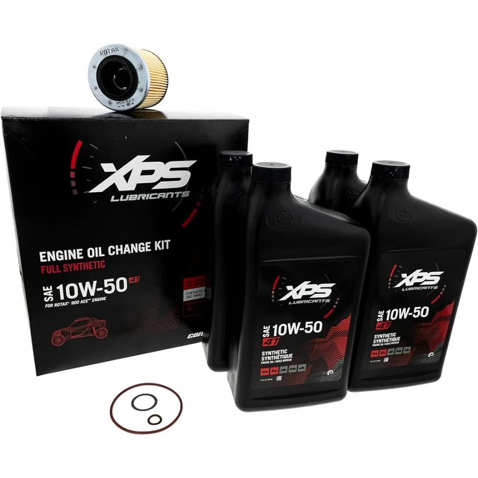 Can-am ชุดเปลี่ยนถ่ายน้ํามันเครื่อง Oem Xps ใหม่ 10w-50 Rotax 900 Maverick X3, 779261