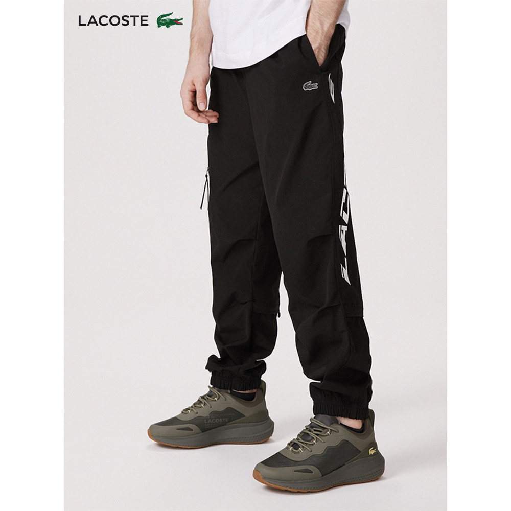 LACOSTE French Crocodile เสื้อลำลองผู้ชาย สไตล์แฟชั่น กางเกงกีฬายืดหยุ่น | XH0115