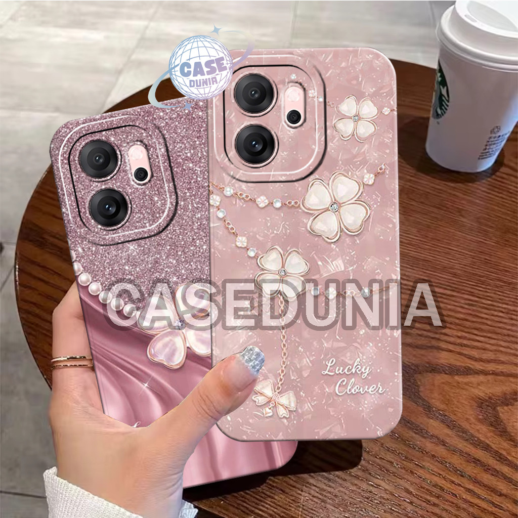 เคส Macaron Oppo Reno 14f / Reno 14 / Reno 14 Pro / Reno 13f / Reno 13 Softcase สําหรับสาวปัจจุบัน