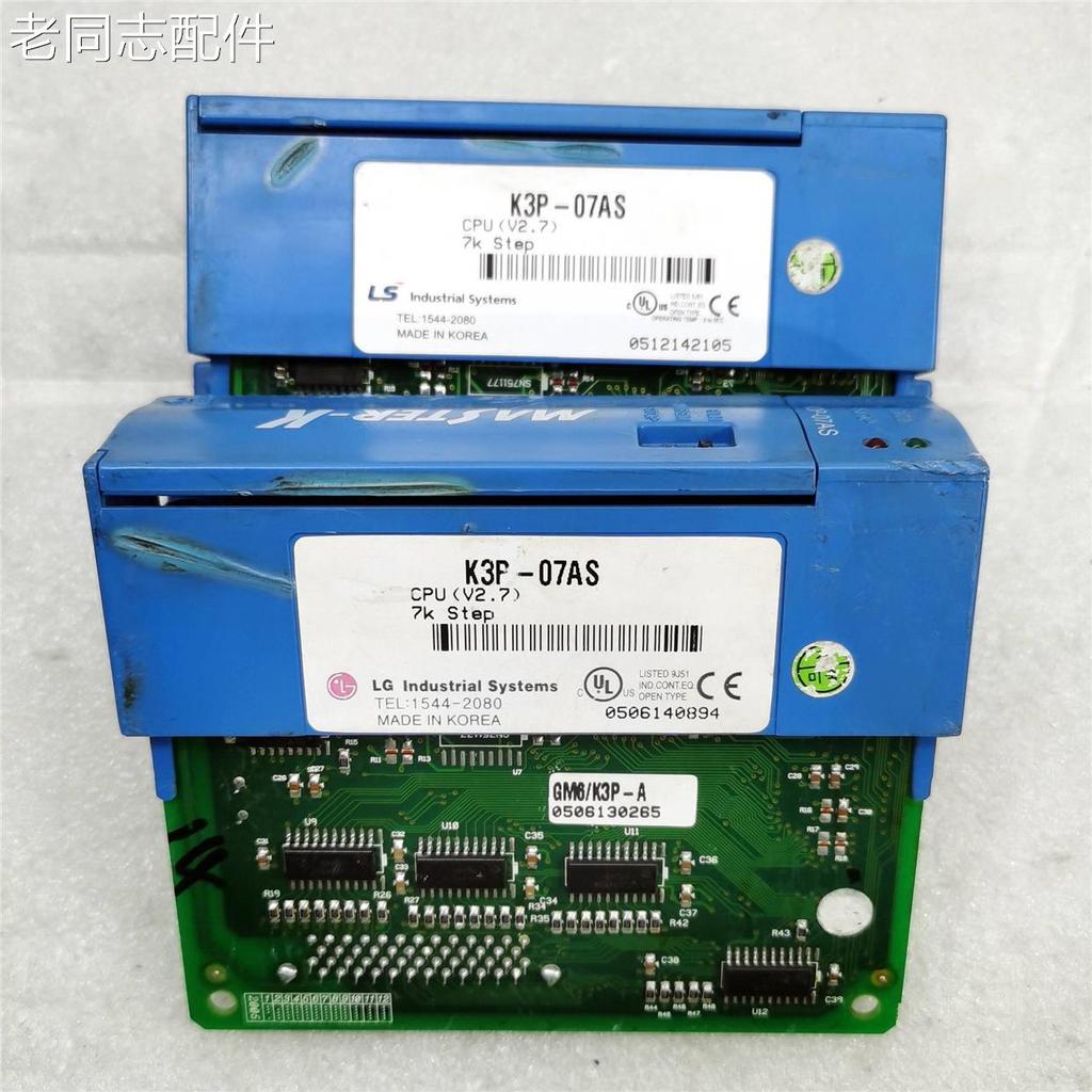 พร้อมสต็อก LS K200S คอนโทรลเลอร์ PLC โมดูล CPU K3P-07AS โมดูลอินพุต G6i-D22A แพคเกจใช้งานง่าย