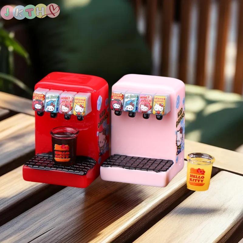 JKTH Hello Kitty Series 1/12 ตุ๊กตาจําลองเครื่องดื่มผลไม้รุ่นตุ๊กตา Home Mini เครื่องดื่ม Shop ฉากตก
