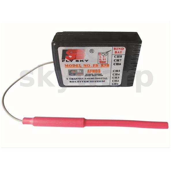 FlySky FS-R9B 8Ch 2.4Ghz RC Receiver สําหรับ i6 i10 T06 CT6B TH9X Transimittervs