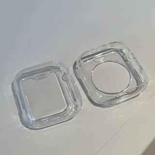 กระจกนิรภัย PC / TPU กรณี for Iwatch Ultra/SE 3 2 Apple Watch Series 11 10 9 8 7 6 5 49 45 46 42 44mmอุปกรณ์ปกป้องหน้าจอ