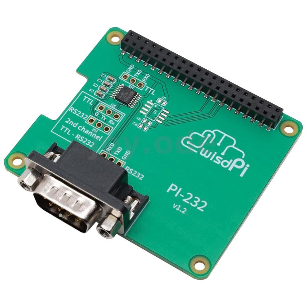 RS232 หมวกขยาย PCB สําหรับ Rapsberry Pi 4/3/2/A+/B+ ขนาดกะทัดรัด GPIO TX/RX/GND ถึง DB9M RS232 Seria