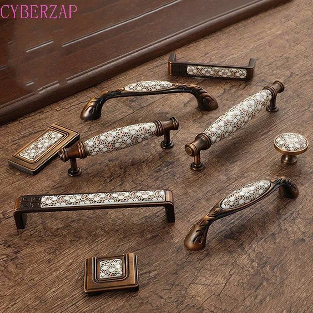 CYBERZAP Drawer Handles European Vintage Furniture Hardware Cabinet Cupboard Dresser Pull handle