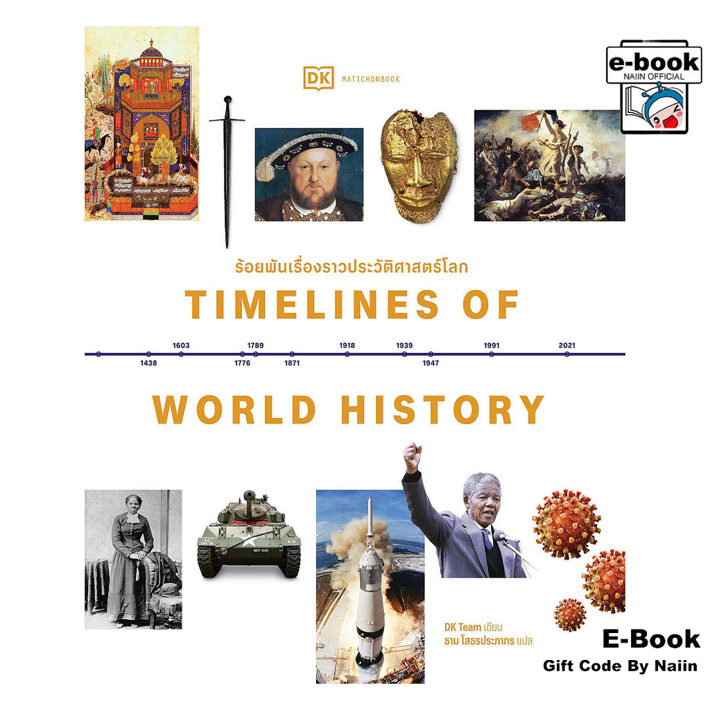 [E-Book Digital code] Timelines of World Historyร้อยพันฯปกแข็ง - มติชน