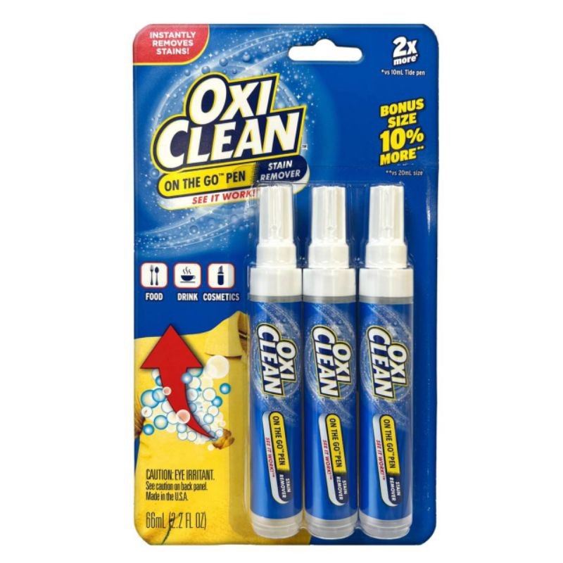 แบ่งขาย - OxiClean Stain Remover Pen for Clothes ปากกาขจัดคราบสกปรกบนเสื้อผ้า แท่งใหญ่ สุดคุ้ม ขนาด 