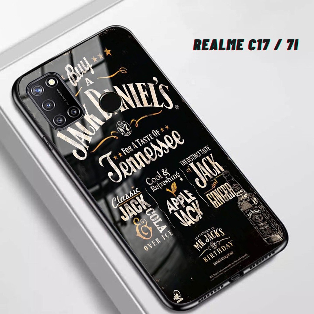 HP Softcase Glass Realme 7i/C17 - เคสโทรศัพท์สําหรับ Realme 7i/C17 - [ A09].