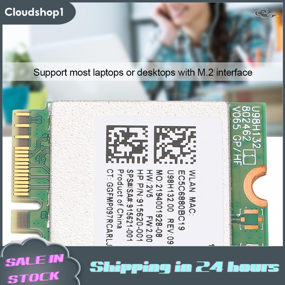 cloudshop1 802.11 A/B/N/AC การ์ดเครือข่ายรุ่น RTL8821CE ความเร็วสูงสำหรับแล็ปท็อปเดสก์ท็อปใช้งานร่วม