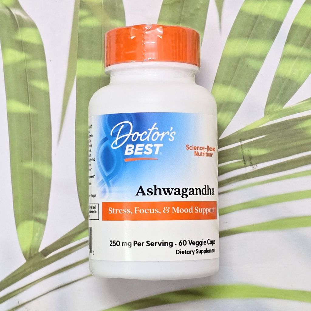 สารสกัดโสมอินเดีย Ashwagandha with Sensoril 125 mg 60 Veggie Caps (Doctor's Best®)