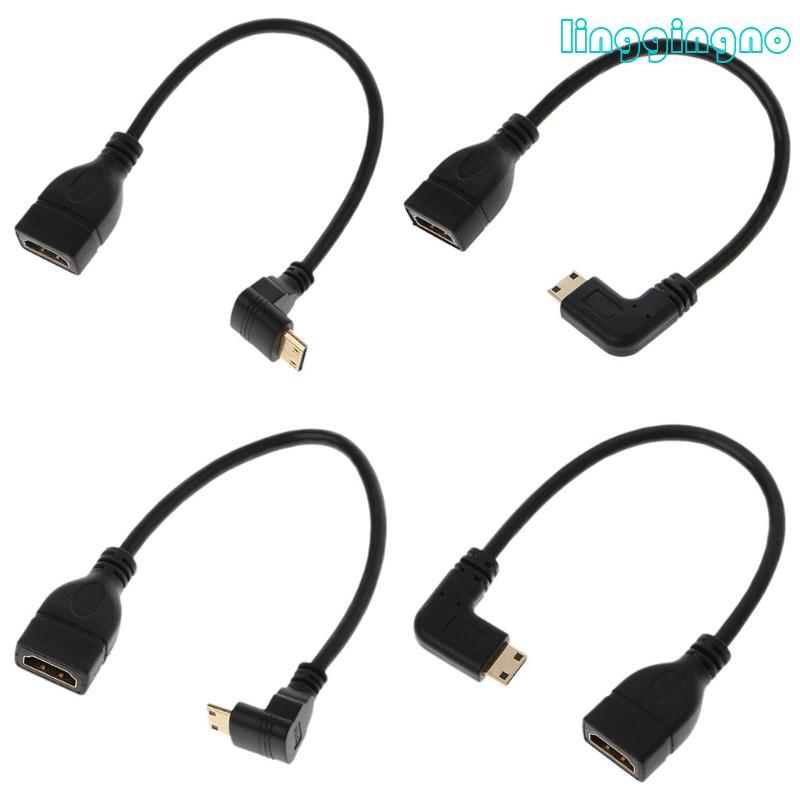 RR 90 องศามุม Mini USB ชายหญิง