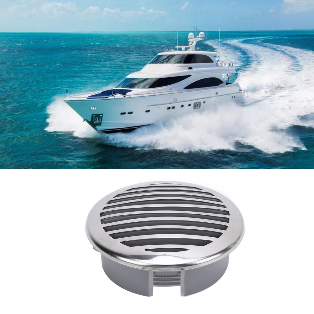 ครอบปิดช่องระบายอากาศเรือ 316 สแตนเลส ขนาด 4 PCS ใช้งานได้กับรถบ้านและเรือยอร์ท