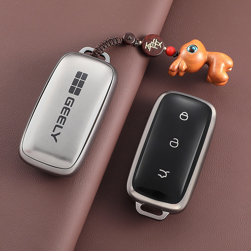 ที่ใส่กุญแจรีโมทรถยนต์ Geely Galaxy Ex5  EX5Pro  พวงกุญแจรถ. กระเป๋าใส่กุญแจรถ