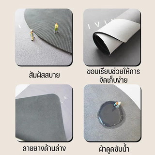 พรมประตู 40x60 ซม.กันลื่น ดูดซับน้ำดี ดักฝุ่น แห้งไว ทำความสะอาดง่าย สำหรับหน้าบ้าน ห้องน้ำ ห้องครัว