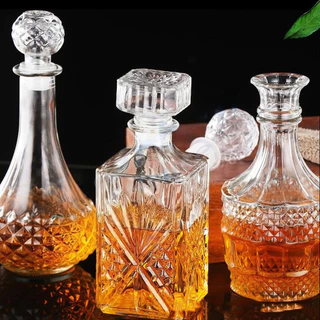 จัดส่งในกรุงเทพฯ🚚 แก้ว ขวดไวน์จิ๋ว 50ml แก้ว ขวดเหล้าฝรั่ง ขวดใส่ไวน์ แก้วคริสตัล หลายแบบ คริสตัล พรีเมี่ยม สวย ด้วยจุก