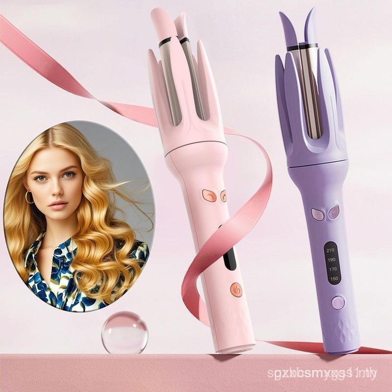 Electric Hair Curler, 4-speed Temperature Control Adjustable Hair Curler, LED Screen Hair Curling Wa