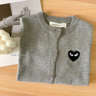 PRETTY BABY เสื้อคลุมเด็ก เสื้อคลุมคาร์ดิแกน เสือกันหนาวเด็ก งานปักลูกตา(1881)