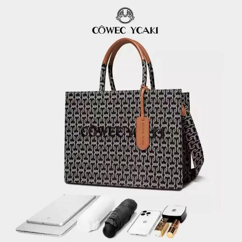 กระเป๋าสะพายไหล่, CYWE, แฟชั่น, กระเป๋าถือผู้หญิง, กระเป๋าโท้ท Jacquard