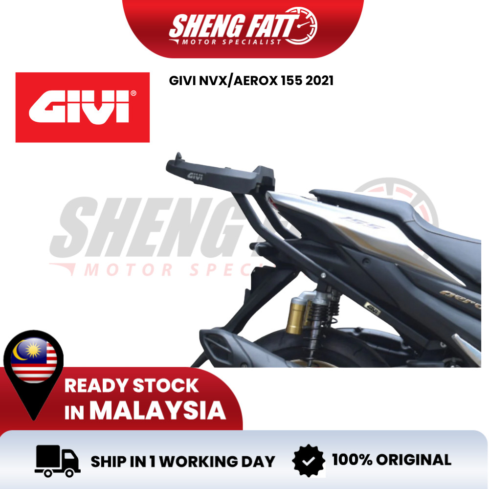 Givi Rack Yamaha NVX155 Aerox 155 2021 NVX Top Box Rack Top Box Heady Duty Rack NVX 2021 Universal f
