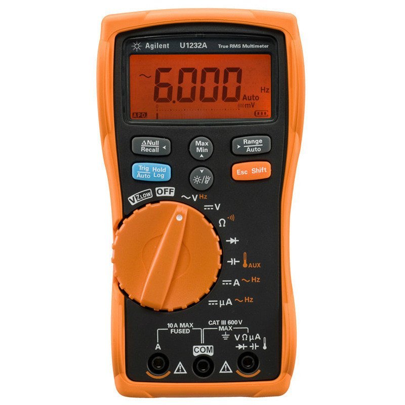 Keysight U1231A มัลติมิเตอร์แบบหลักแบบใช้มือถือ 1232A 1233A 3-Digit กึ่งมัลติมิเตอร์