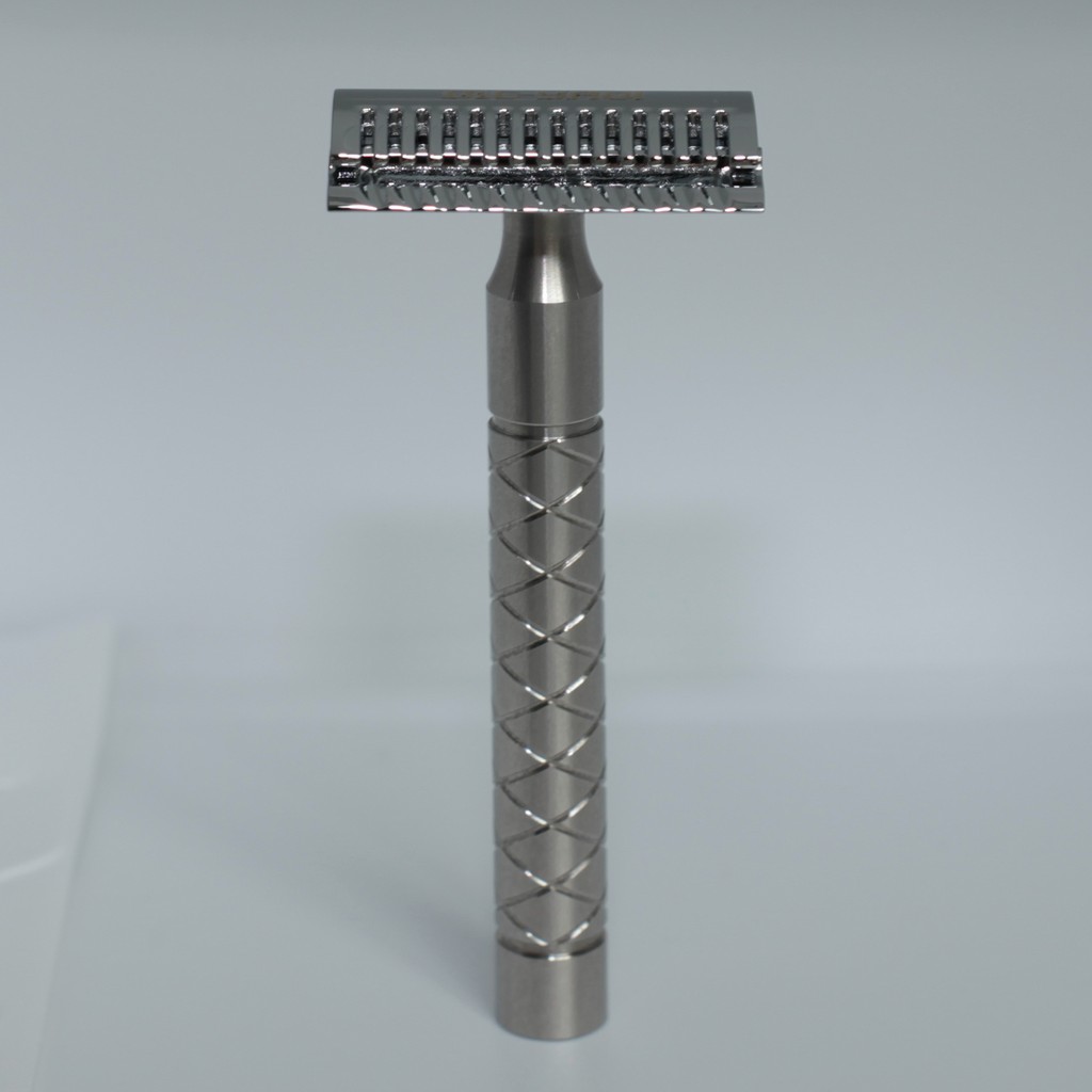 Yaqi yaqi หัวโกนแบบใช้มือหัวโกนสองด้านหัวโกนสมัยเก่าหัวเครื่องโกนหนวดเพื่อความปลอดภัย