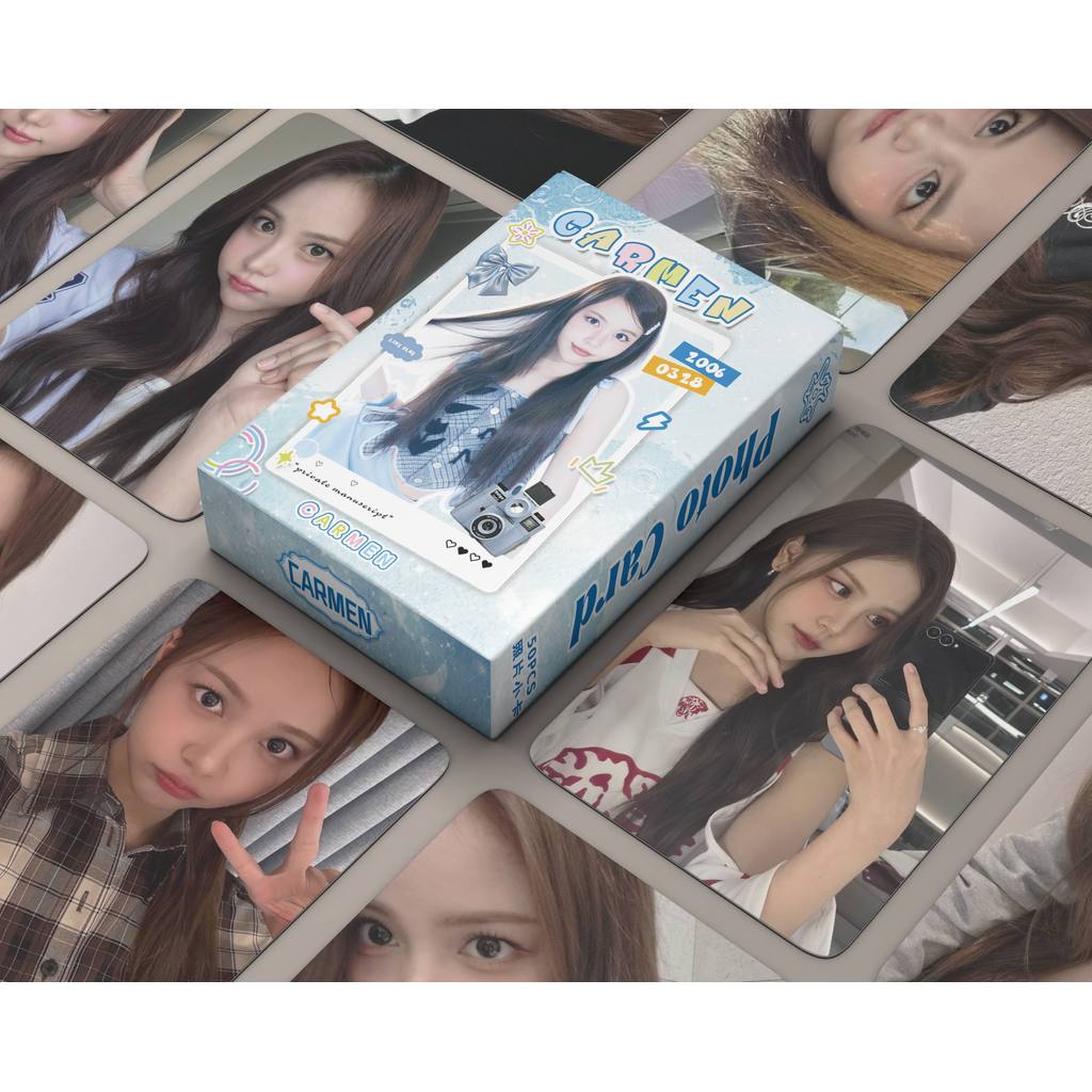 4-50 ชิ้น H2H Hearts2Hearts CARMEN FOCUS The Chase การ์ด Lomo Makestar Soundwave POB Photocard JIWOO