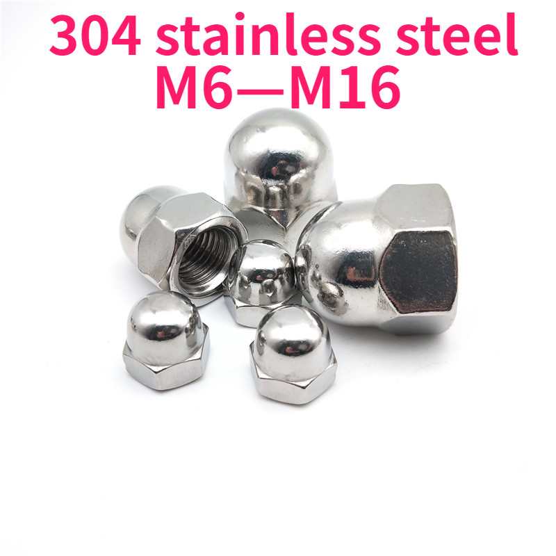 น็อตแต่งหมุนซ้าย, ย้อนกลับ 304 สแตนเลส (ฟันกลับด้าน) น็อตครอบ/M6/M8/M10/M12/M16 999-MB