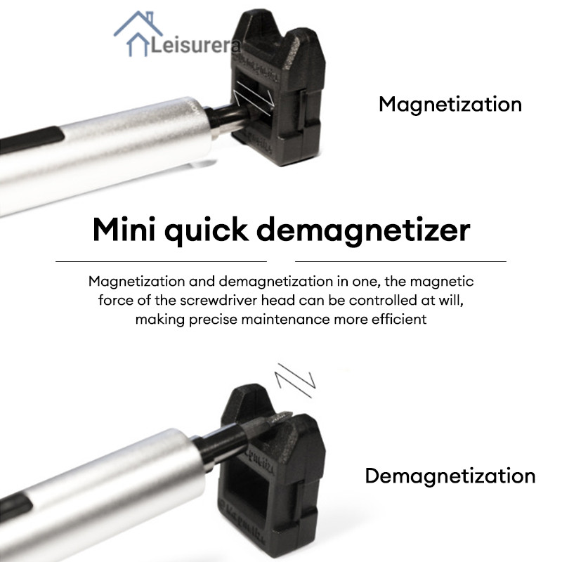 LAเครื่องล้างอำนาจแม่เหล็กแบบเร็วขนาดเล็ก 2-in-1 หัวไขควงแม่เหล็ก - รูปที่ 3