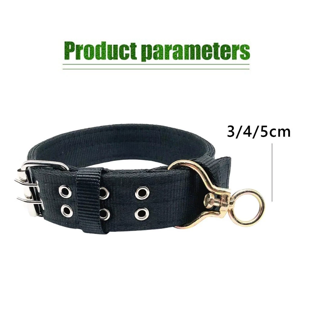 สินค้ามีคุณภาพ ปลอกคอสุนัข หมา กว้าง3CM 4CM 5CM ปลอกคอสัตว์เลี้ยง แมว ปรับขนาดตามตัวสุนัขได้ เหมาะกับน้ำหนัก15-50kg thumbnail 3