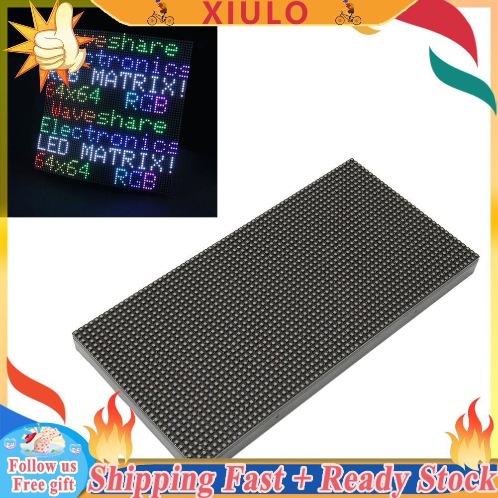 Xiulo Xiulo จอแสดงผล LED 64x32 พิกเซลสีดิจิตอลยืดหยุ่น 2048 RGB LEDs ตัวควบคุมภาพข้อความวิดีโอสำหรับ