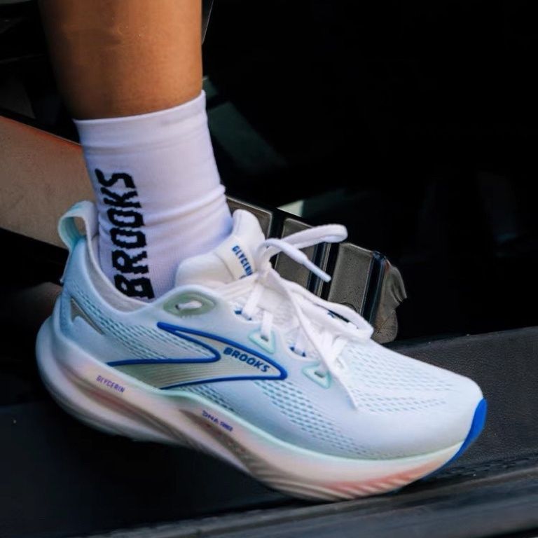 BROOKS BROOKS Glycerin22 Wide Last Running Running รองเท้าผู้ชาย Shock Absorption หญิงกีฬาคู่ Commut