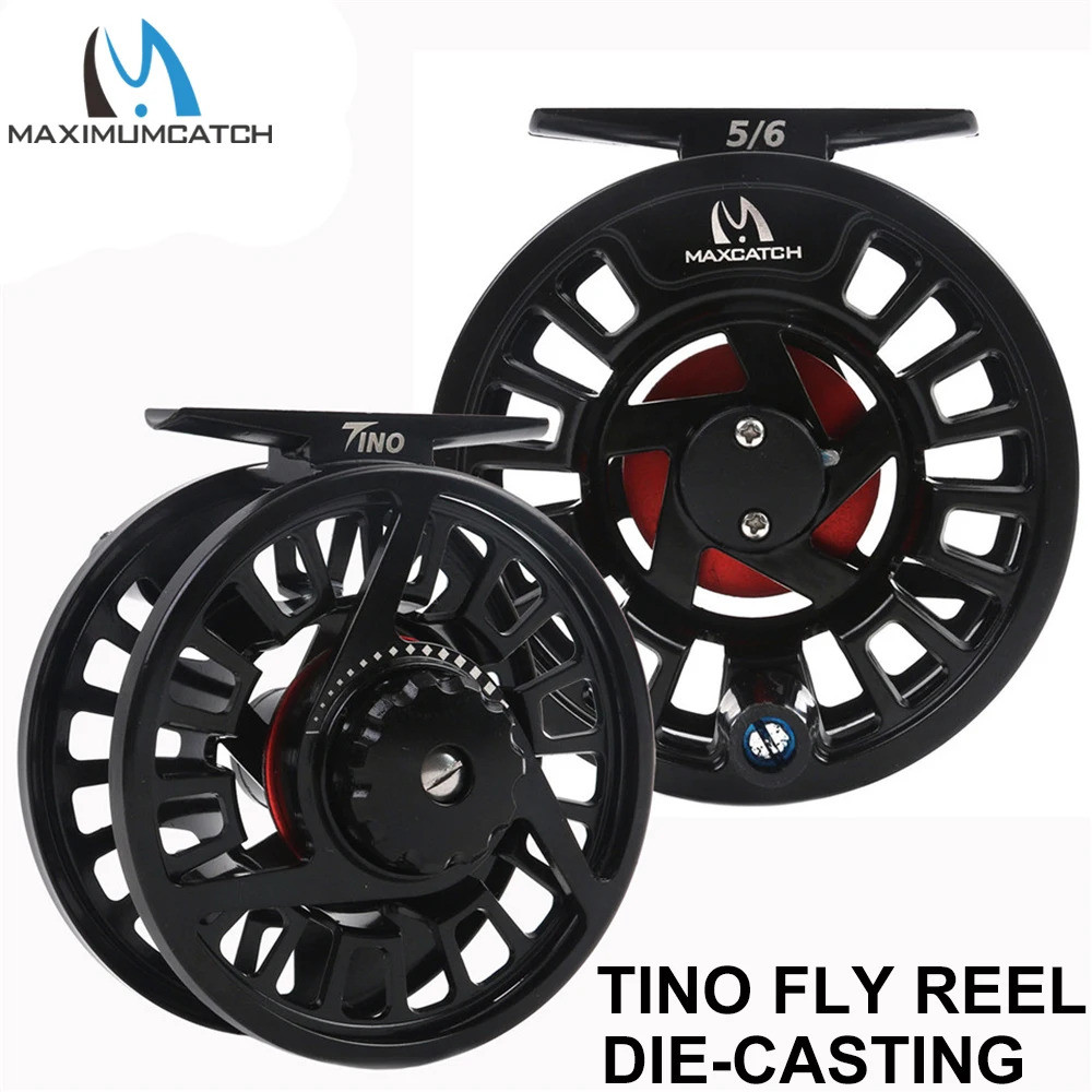 Maximumcatch Tino 3-8WT Aluminium Fly Fishing Reel ใช้งานได้ทั้งมือขวาและซ้าย