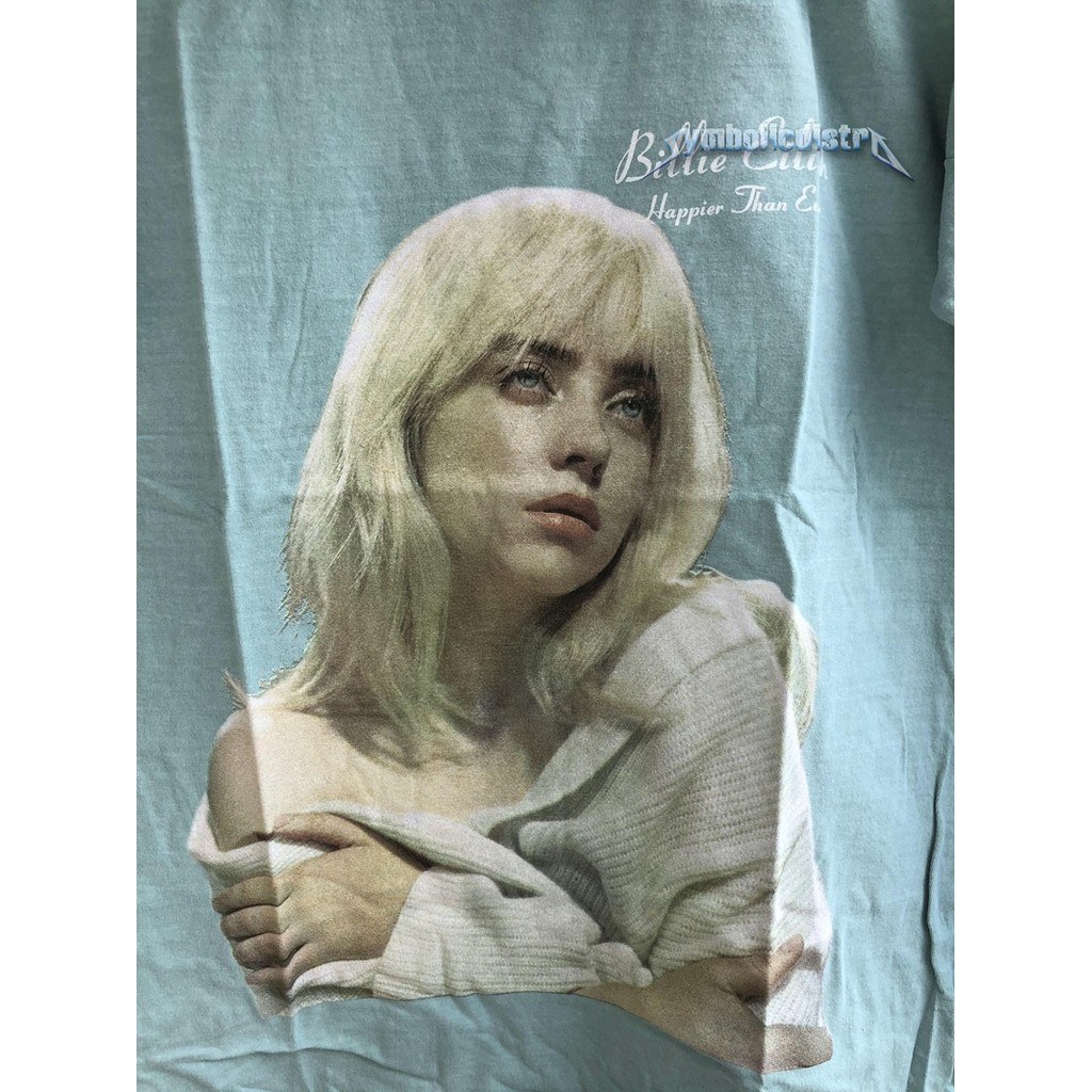 เสื้อยืดBILLIE EILISH - HAPPIER THAN EVER รหัสB351