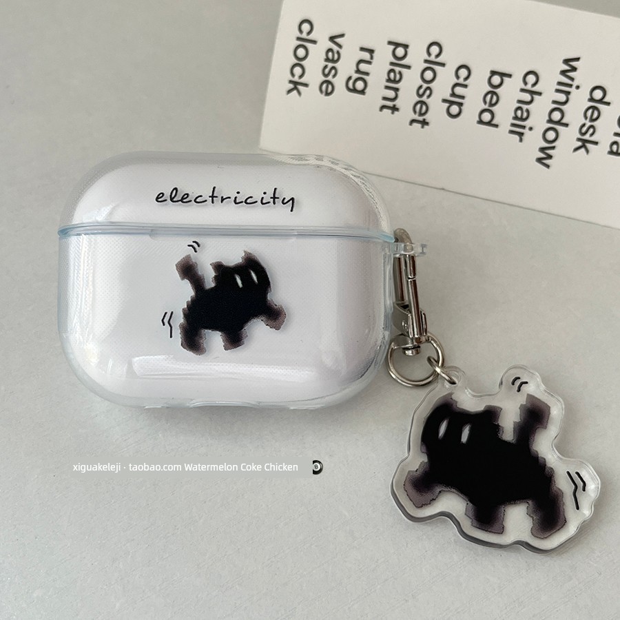 airpod pro 3 case เคส airpods pro 3 เคสซิลิโคนแบบเดิมของ Apple Funny Cat