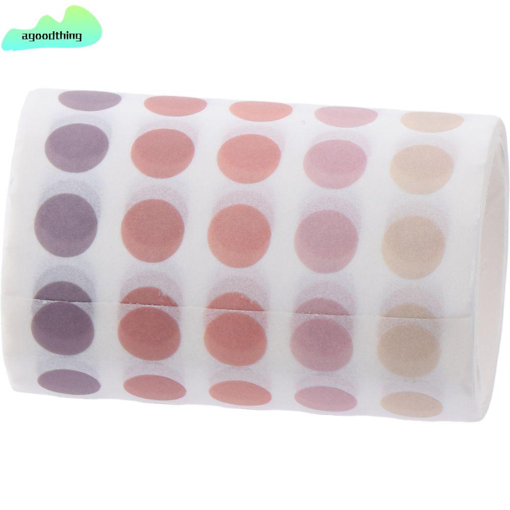 AGOODTHING Dot Stickers, Circle หลากสี Dot Labels, Round Coding Self-adhesive Small 8mm = Office